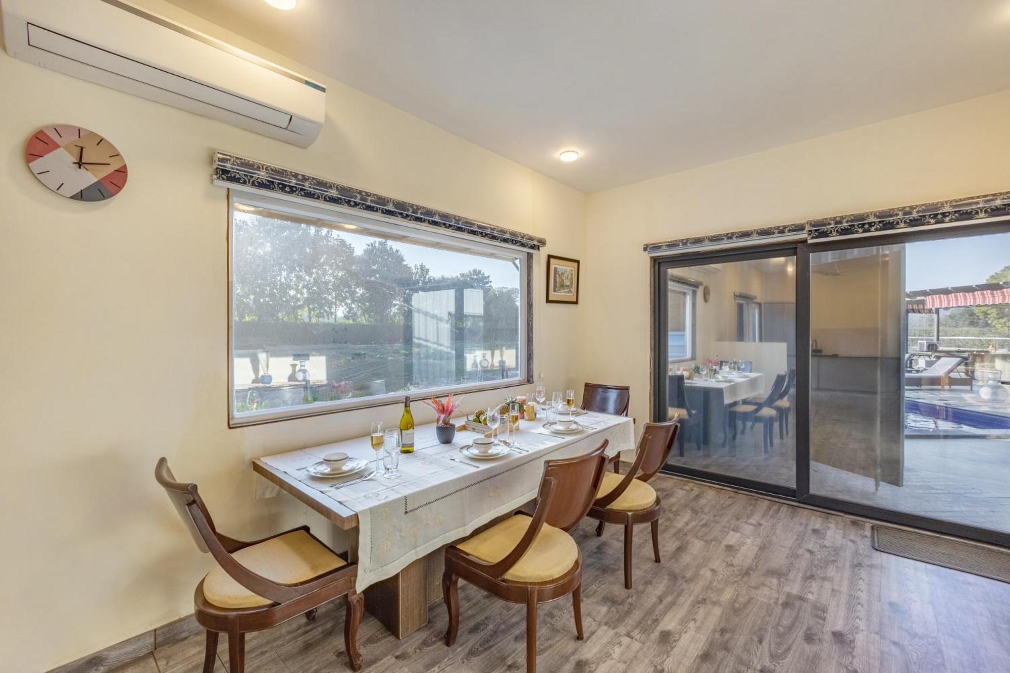 Elivaas Hidden Oasis 4Bhk With Pool, Mud House & Container House Villa Dhauj Екстериор снимка