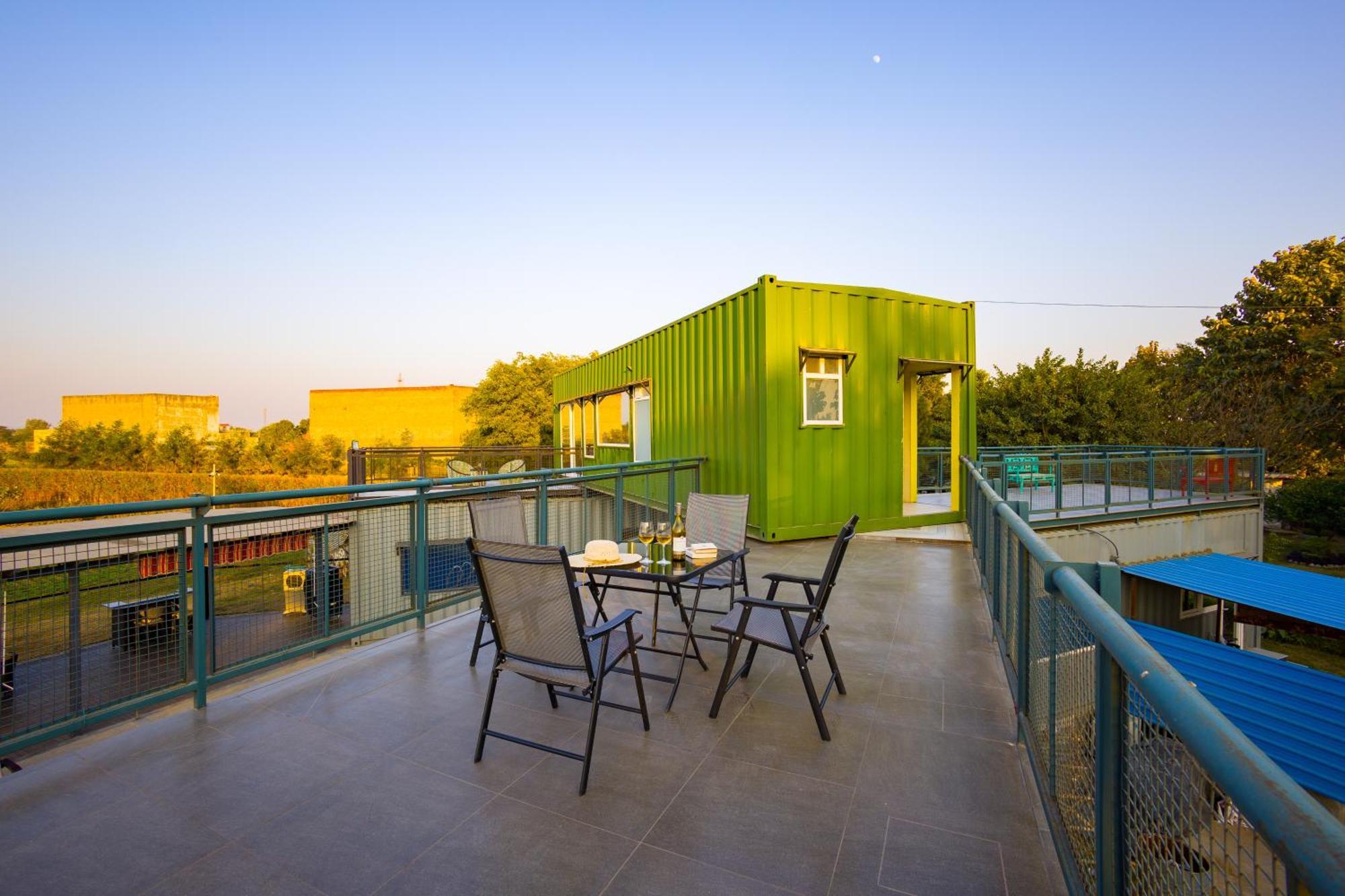 Elivaas Hidden Oasis 4Bhk With Pool, Mud House & Container House Villa Dhauj Екстериор снимка