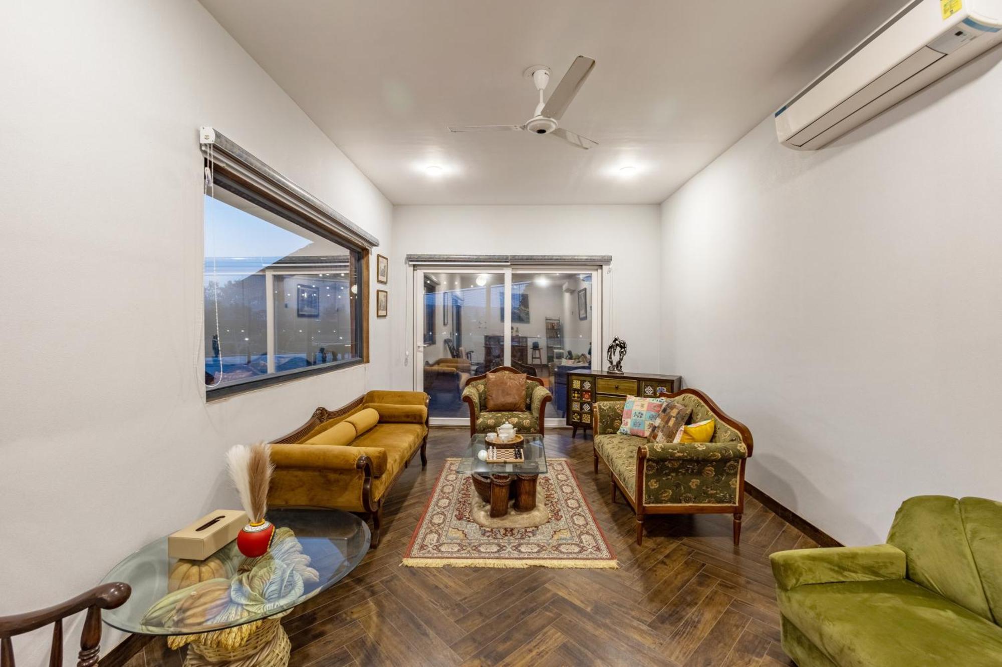 Elivaas Hidden Oasis 4Bhk With Pool, Mud House & Container House Villa Dhauj Екстериор снимка